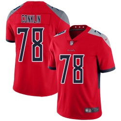 Limited Youth Jack Conklin Red Jersey - #78 Football Tennessee Titans Inverted Legend