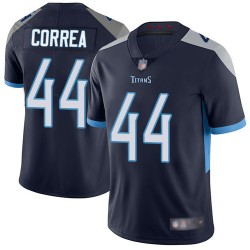 Limited Youth Kamalei Correa Navy Blue Home Jersey - #44 Football Tennessee Titans Vapor Untouchable
