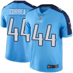 Limited Youth Kamalei Correa Light Blue Jersey - #44 Football Tennessee Titans Rush Vapor Untouchable