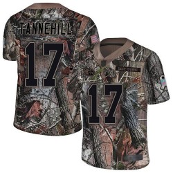 Limited Youth Ryan Tannehill Camo Jersey - #17 Football Tennessee Titans Rush Realtree