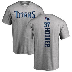 Amani Hooker Ash Backer - #37 Football Tennessee Titans T-Shirt