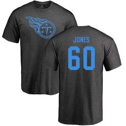 Ben Jones Ash One Color - #60 Football Tennessee Titans T-Shirt