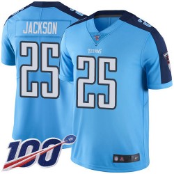 Limited Men's Adoree' Jackson Light Blue Jersey - #25 Football Tennessee Titans 100th Season Rush Vapor Untouchable