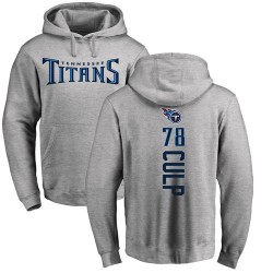 Curley Culp Ash Backer - #78 Football Tennessee Titans Pullover Hoodie