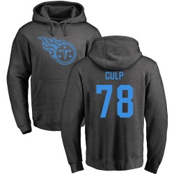 Curley Culp Ash One Color - #78 Football Tennessee Titans Pullover Hoodie