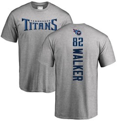 Delanie Walker Ash Backer - #82 Football Tennessee Titans T-Shirt