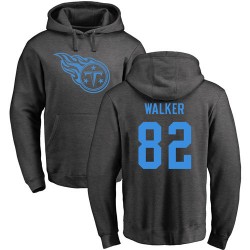 Delanie Walker Ash One Color - #82 Football Tennessee Titans Pullover Hoodie