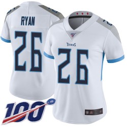 Limited Women's Logan Ryan White Road Jersey - #26 Football Tennessee Titans 100th Season Vapor Untouchable