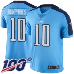 Limited Youth Adam Humphries Light Blue Jersey - #10 Football Tennessee Titans 100th Season Rush Vapor Untouchable