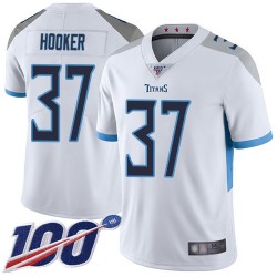 Limited Youth Amani Hooker White Road Jersey - #37 Football Tennessee Titans 100th Season Vapor Untouchable