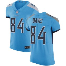 Elite Men's Corey Davis Light Blue Alternate Jersey - #84 Football Tennessee Titans Vapor Untouchable