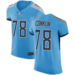 Elite Men's Jack Conklin Light Blue Alternate Jersey - #78 Football Tennessee Titans Vapor Untouchable
