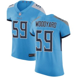 Elite Men's Wesley Woodyard Light Blue Alternate Jersey - #59 Football Tennessee Titans Vapor Untouchable