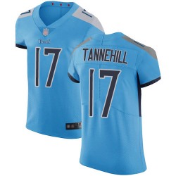 Elite Men's Ryan Tannehill Light Blue Alternate Jersey - #17 Football Tennessee Titans Vapor Untouchable
