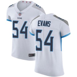 Elite Men's Rashaan Evans White Road Jersey - #54 Football Tennessee Titans Vapor Untouchable