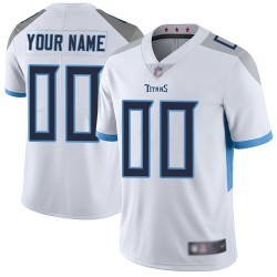 Elite Youth White Road Jersey - Football Customized Tennessee Titans Vapor Untouchable