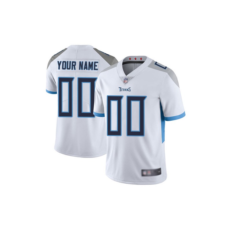 Elite Youth White Road Jersey - Football Customized Tennessee Titans Vapor  Untouchable Size S(10-12)