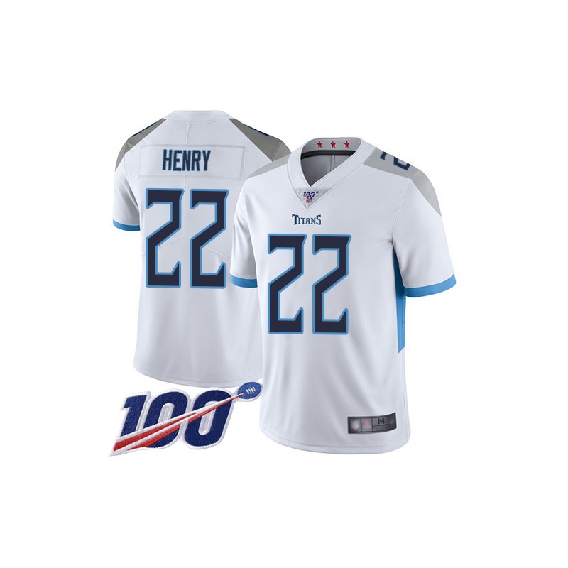 Derrick Henry Tennessee Titans 22 White Vapor Limited Jersey - Allprintify