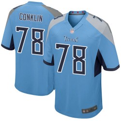 Game Men's Jack Conklin Light Blue Alternate Jersey - #78 Football Tennessee Titans