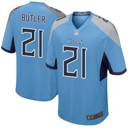 Game Men's Malcolm Butler Light Blue Alternate Jersey - #21 Football Tennessee Titans