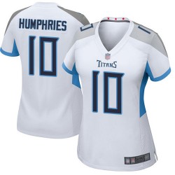 Game Women's Adam Humphries White Road Jersey - #10 Football Tennessee Titans