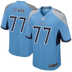 Game Men's Taylor Lewan Light Blue Alternate Jersey - #77 Football Tennessee Titans