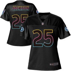 Game Women's Adoree' Jackson Black Jersey - #25 Football Tennessee Titans Fashion