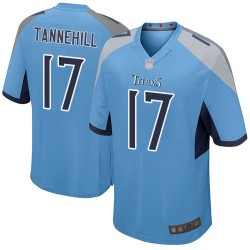 Game Men's Ryan Tannehill Light Blue Alternate Jersey - #17 Football Tennessee Titans