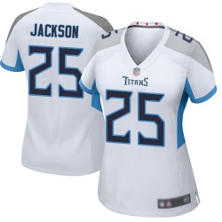 Game Women's Adoree' Jackson White Road Jersey - #25 Football Tennessee Titans